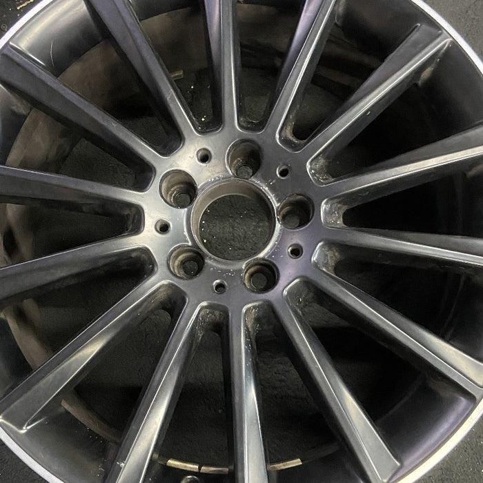 19" MERCEDES C-CLASS 20-21 205 Type C43 Cvertible 19x8.5 14 spoke black with - Angle View