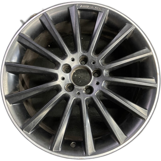 19" MERCEDES C-CLASS 20-21 205 Type C43 Cvertible 19x8.5 14 spoke black with - Front View