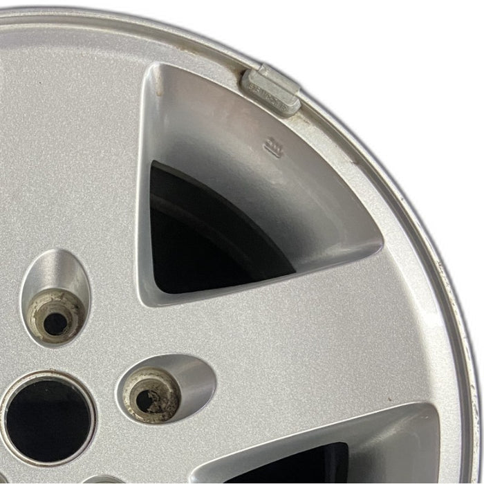 17" WRANGLER 07-08 17x7.5 silver Original OEM Wheel Rim - Side Profile