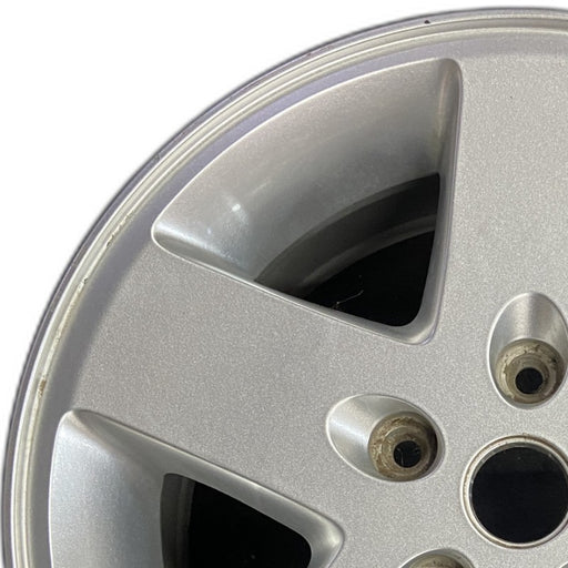 17" WRANGLER 07-08 17x7.5 silver Original OEM Wheel Rim - Angle View