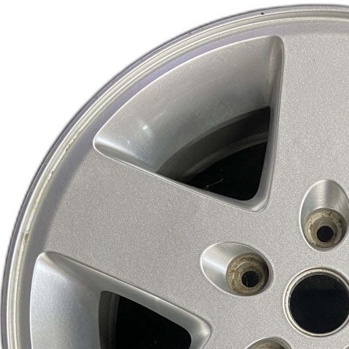17" WRANGLER 07-08 17x7.5 silver Original OEM Wheel Rim - Angle View