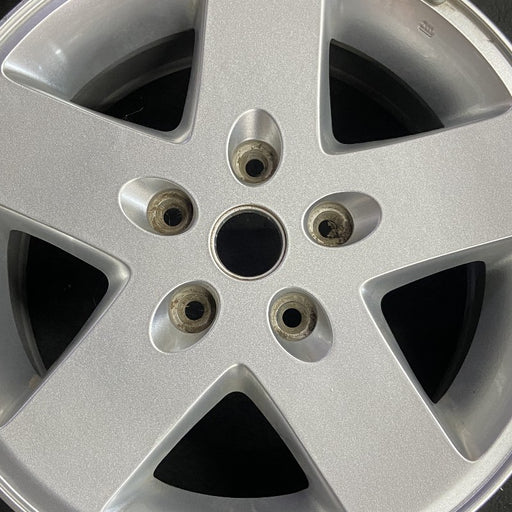 17" WRANGLER 07-08 17x7.5 silver Original OEM Wheel Rim - Angle View