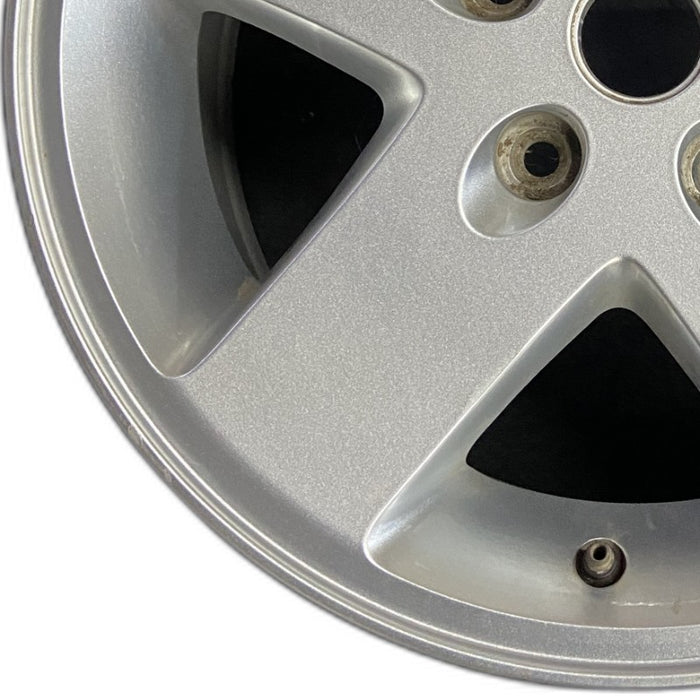 17" WRANGLER 07-08 17x7.5 silver Original OEM Wheel Rim - Back View