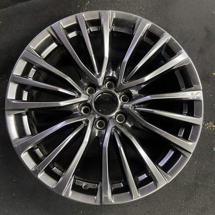 22" ESCALADE 23 22x9, 6 spoke Original OEM Wheel Rim - Angle View