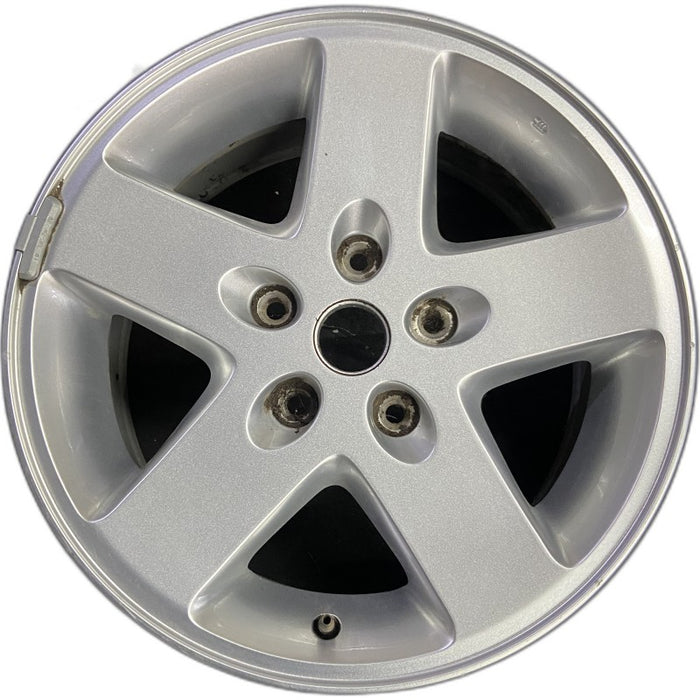 17" WRANGLER 07-08 17x7.5 silver Original OEM Wheel Rim - Front View