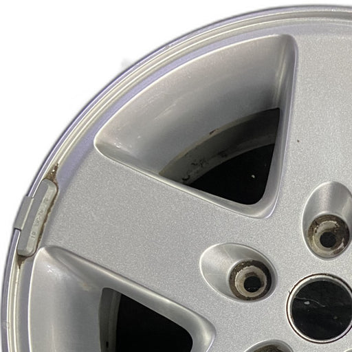 17" WRANGLER 07-08 17x7.5 silver Original OEM Wheel Rim - Angle View