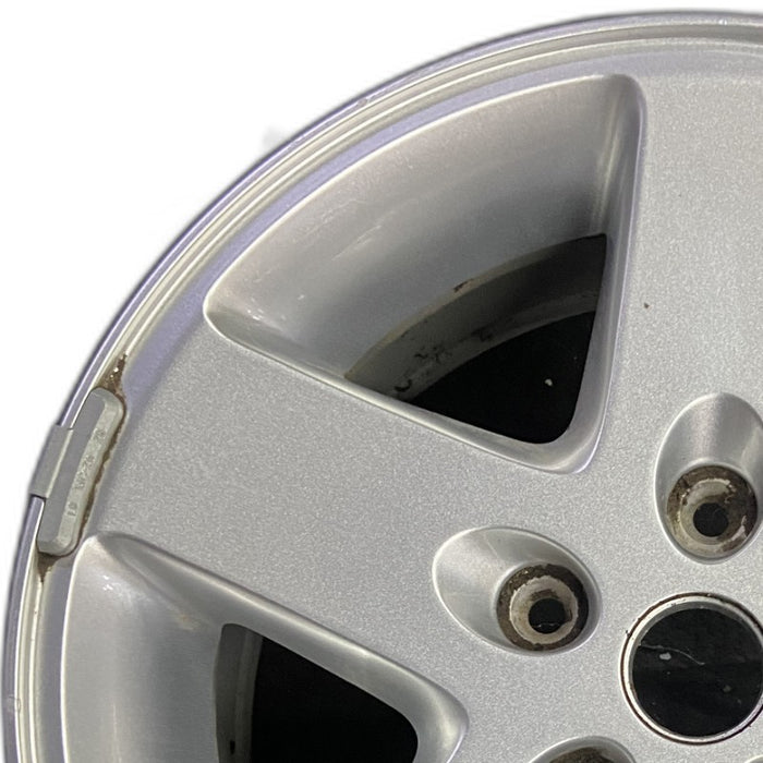 17" WRANGLER 07-08 17x7.5 silver Original OEM Wheel Rim - Angle View