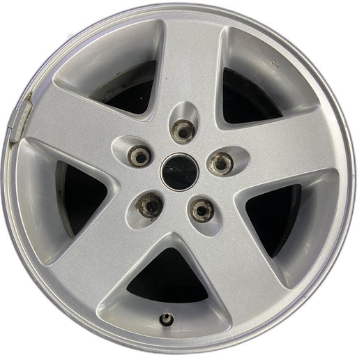 17" WRANGLER 07-08 17x7.5 silver Original OEM Wheel Rim - Front View