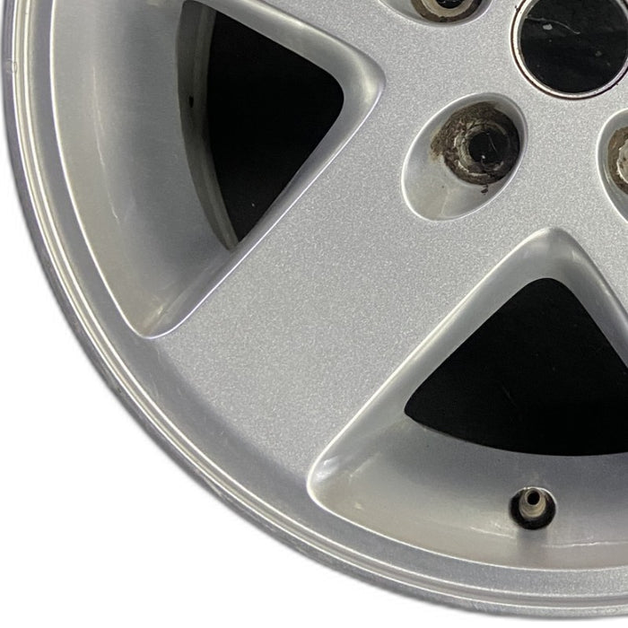 17" WRANGLER 07-08 17x7.5 silver Original OEM Wheel Rim - Back View