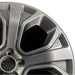 20" EXPLORER 18-19 20x8.5 aluminum TPMS 5 spoke gray Original OEM Wheel Rim - Side Profile