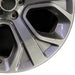 20" EXPLORER 18-19 20x8.5 aluminum TPMS 5 spoke gray Original OEM Wheel Rim - Close-Up Detail