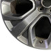 20" EXPLORER 18-19 20x8.5 aluminum TPMS 5 spoke gray Original OEM Wheel Rim - Back View