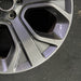 20" EXPLORER 18-19 20x8.5 aluminum TPMS 5 spoke gray Original OEM Wheel Rim - Back View