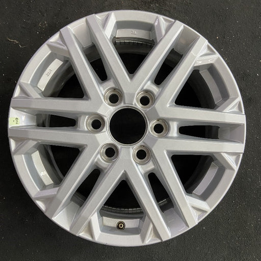 18" SEQUOIA 23-24 18x7.5, 6 double spoke, silver Original OEM Wheel Rim - Front View