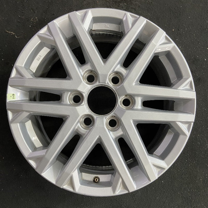 18" SEQUOIA 23-24 18x7.5, 6 double spoke, silver Original OEM Wheel Rim - Front View