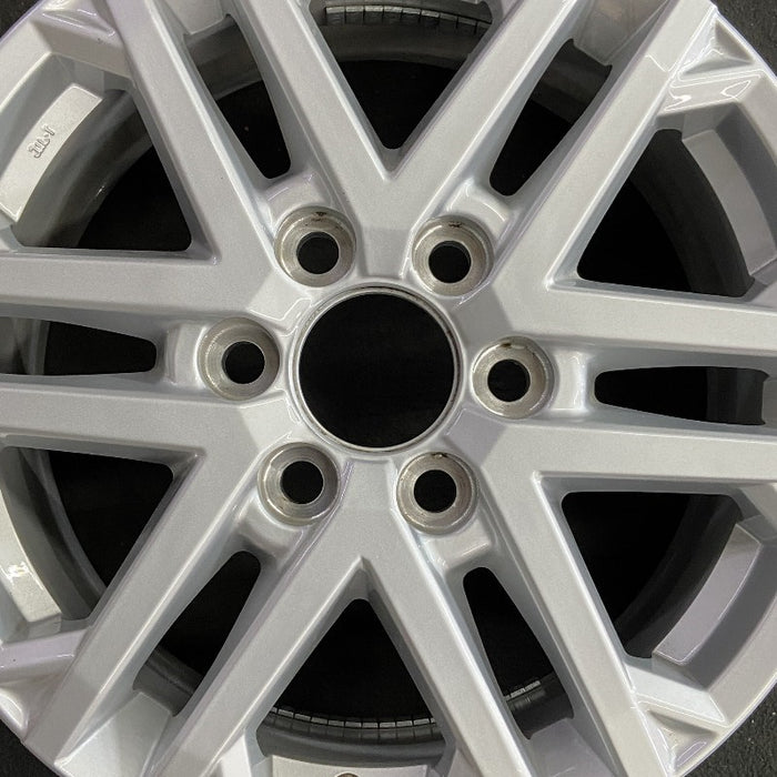 18" SEQUOIA 23-24 18x7.5, 6 double spoke, silver Original OEM Wheel Rim - Angle View