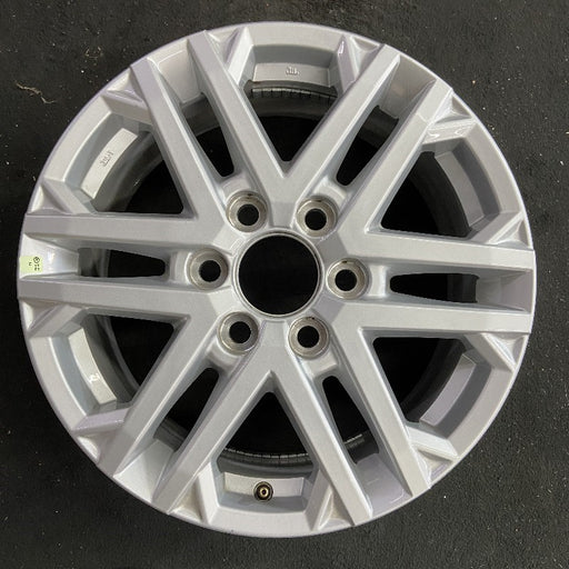 18" SEQUOIA 23-24 18x7.5, 6 double spoke, silver Original OEM Wheel Rim - Front View
