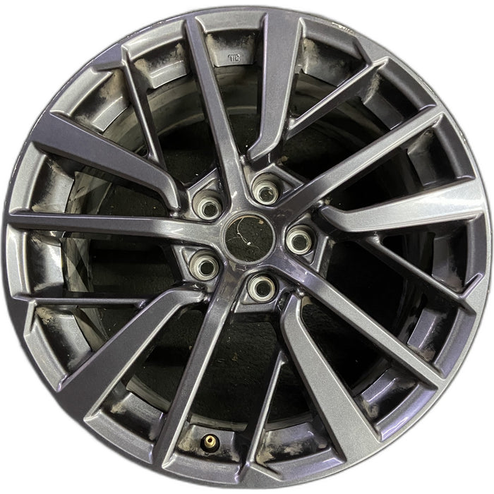 18" WRX 22 18x8.5 , dark gray Original OEM Wheel Rim - Front View