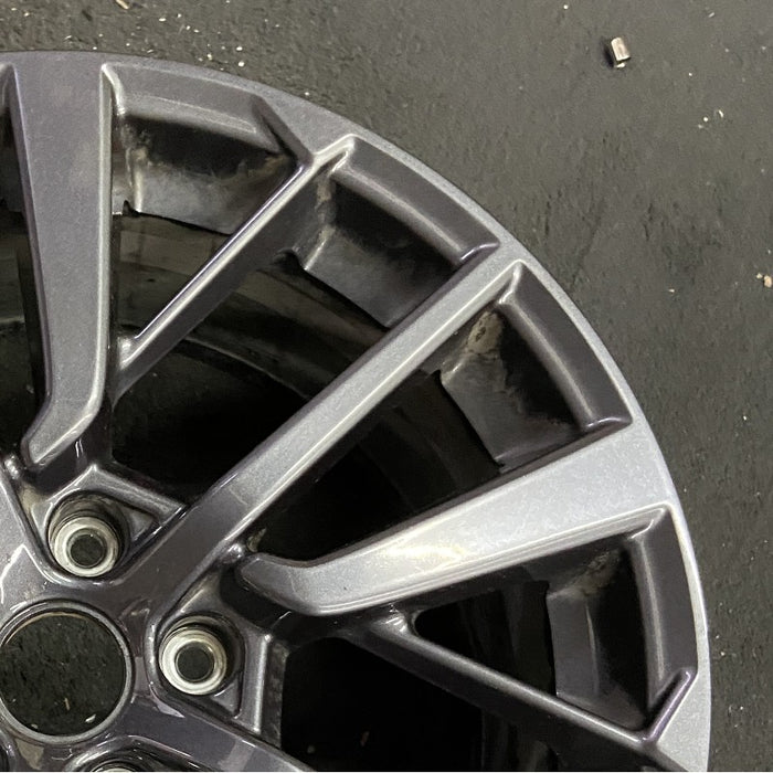 18" WRX 22 18x8.5 alloy dark gray Original OEM Wheel Rim