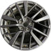 18" WRX 22 18x8.5 alloy dark gray Original OEM Wheel Rim - Front View