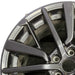 18" WRX 22 18x8.5 alloy dark gray Original OEM Wheel Rim - Angle View