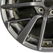 18" WRX 22 18x8.5 alloy dark gray Original OEM Wheel Rim - Back View
