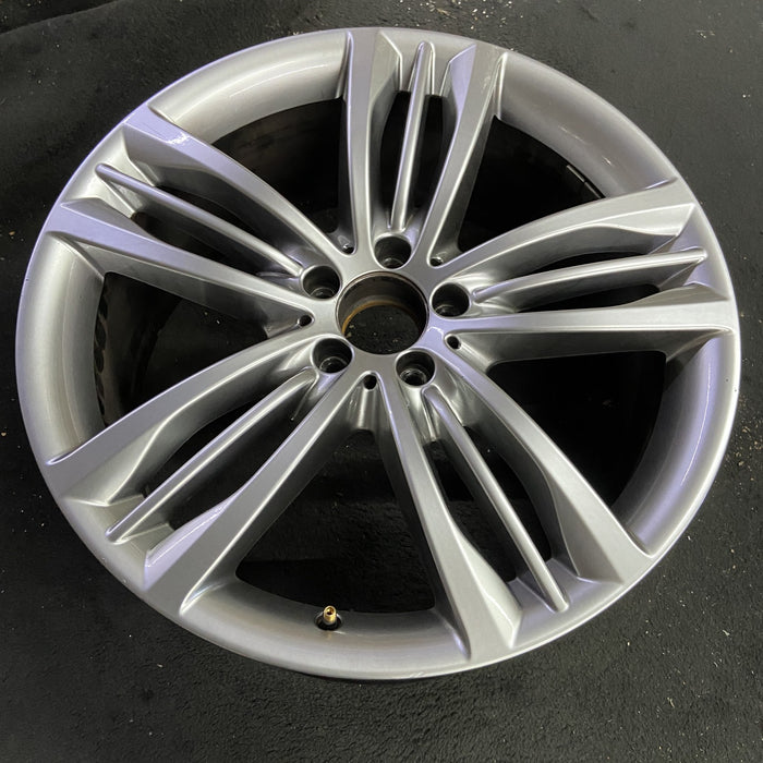 20" MERCEDES S-CLASS 18-20 222 Type , S450, 20x8.5, 15 spoke Original OEM Wheel - Side Profile