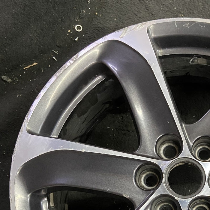 20" ENCLAVE 18-19 20x8 6 spoke opt S1T Original OEM Wheel Rim - Side Profile