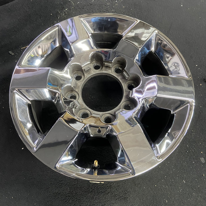 18" SIERRA 2500 PICKUP 15-18 18x8, aluminum, 6 spoke, flat spoke Original OEM Wheel Rim