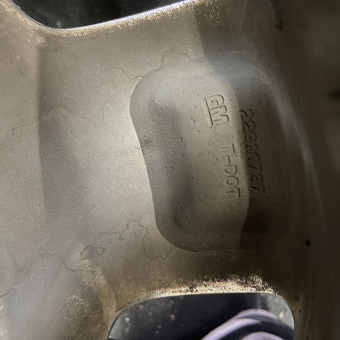 18" SIERRA 2500 PICKUP 15-18 18x8, aluminum, 6 spoke, flat spoke Original OEM Wheel Rim