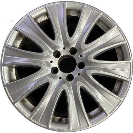 18" MERCEDES S-CLASS 14 222 Type; S550, 18x8 Original OEM Wheel Rim - Front View