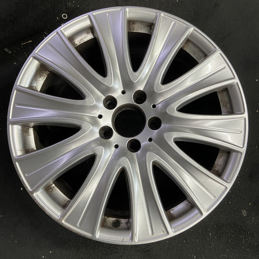 18" MERCEDES S-CLASS 14 222 Type; S550, 18x8 Original OEM Wheel Rim - Angle View