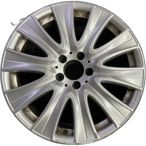 18" MERCEDES S-CLASS 14 222 Type; S550, 18x8 Original OEM Wheel Rim - Front View