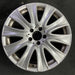 18" MERCEDES S-CLASS 14 222 Type; S550, 18x8 Original OEM Wheel Rim - Angle View