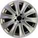 18" MERCEDES S-CLASS 14 222 Type; S550, 18x8 Original OEM Wheel Rim - Front View