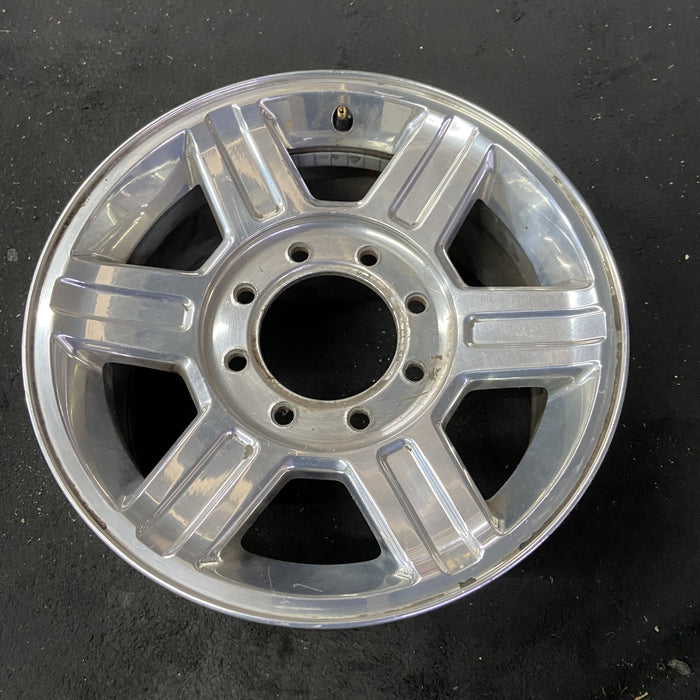 17" DODGE 2500 PICKUP 10-13 17x8, aluminum, 6 spoke, groove in spokes Original OEM Wheel Rim