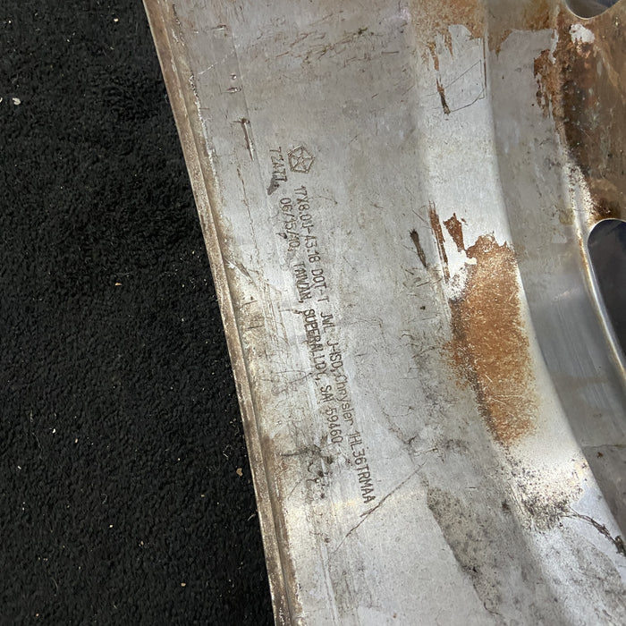 17" DODGE 2500 PICKUP 10-13 17x8, aluminum, 6 spoke, groove in spokes Original OEM Wheel Rim