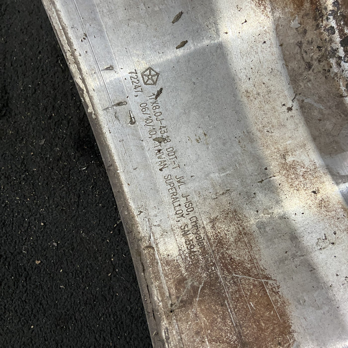 17" DODGE 2500 PICKUP 10-13 17x8, aluminum, 6 spoke, groove in spokes Original OEM Wheel Rim