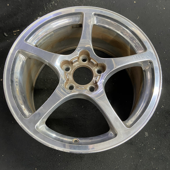 18" CORVETTE 00-04 18x9.5 , aluminum, , high polished Original OEM Wheel Rim