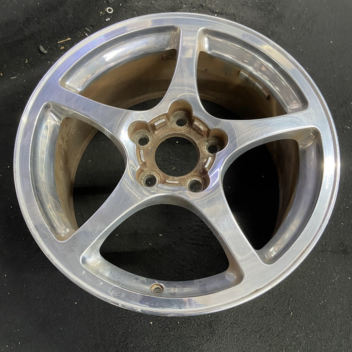 17" CORVETTE 00-04 17x8.5 , aluminum, , high polished Original OEM Wheel Rim