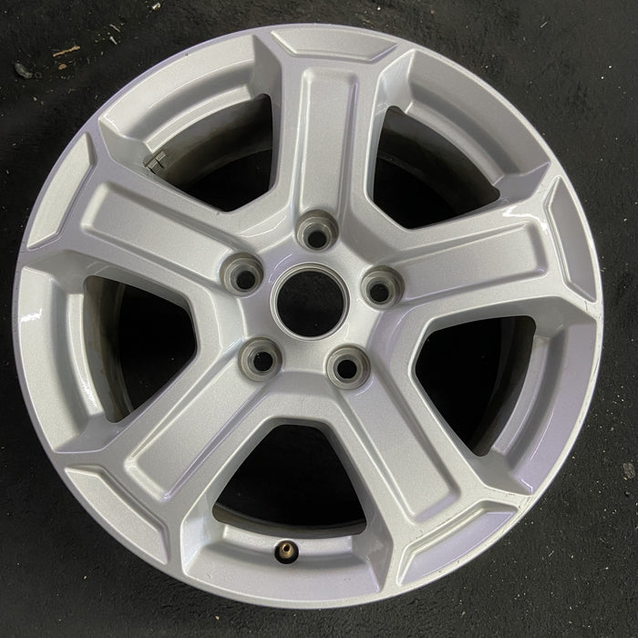 17" WRANGLER 18 VIN X , 17x7.5, , aluminum, straight spoke, w/recessed outer spoke Original OEM Wheel Rim