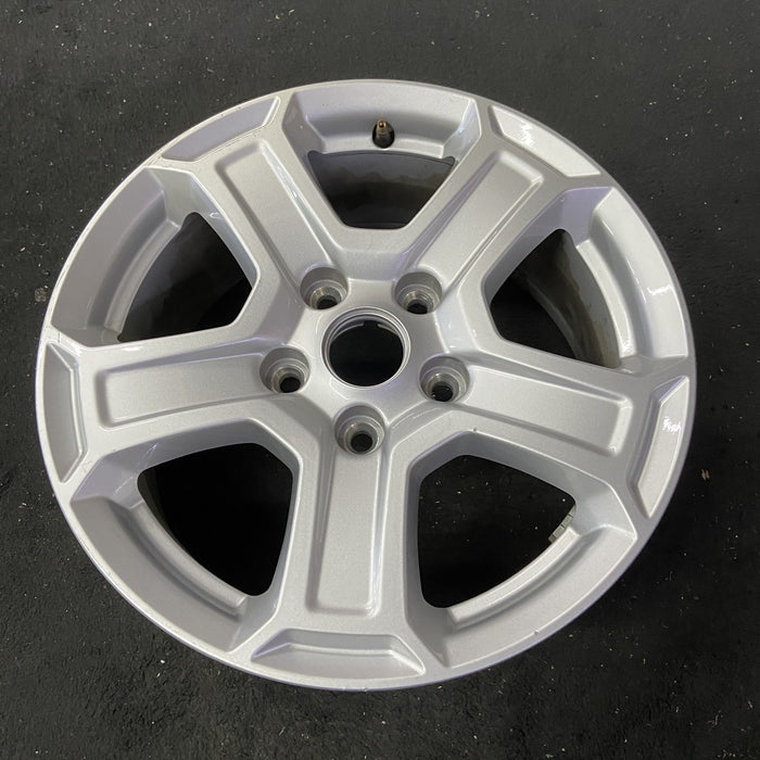 17" WRANGLER 18 VIN X , 17x7.5, , aluminum, straight spoke, w/recessed outer spoke Original OEM Wheel Rim