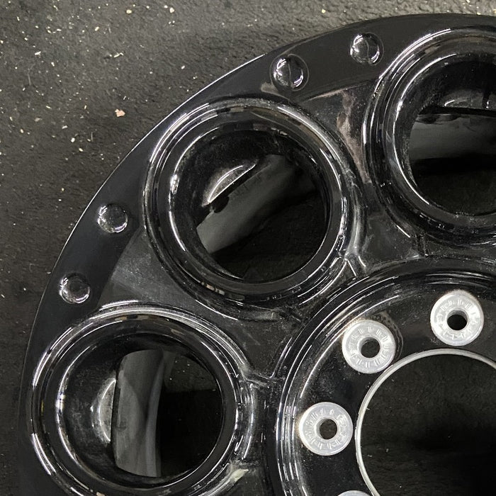 20" FORD F250SD PICKUP 23-25 20x8, , solid spoke, black, circle spoke Original - Side Profile