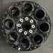 20" FORD F250SD PICKUP 23-25 20x8, , solid spoke, black, circle spoke Original - Front View