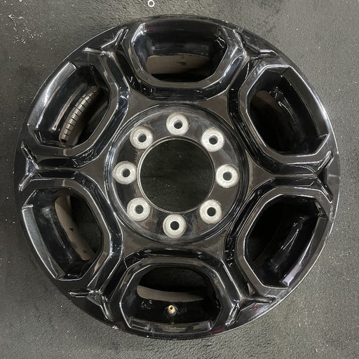 18" FORD F250SD PICKUP 23-25 18x8 aluminum 6 spoke black Original OEM Wheel Rim - Front View