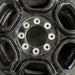 18" FORD F250SD PICKUP 23-25 18x8 aluminum 6 spoke black Original OEM Wheel Rim - Angle View