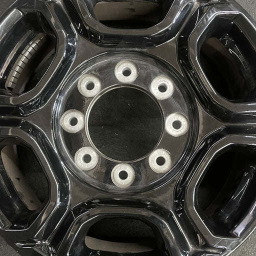 18" FORD F250SD PICKUP 23-25 18x8 aluminum 6 spoke black Original OEM Wheel Rim - Angle View