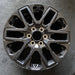 20" SEQUOIA 23-24 20x8 open spoke 6 spoke matte black Original OEM Wheel Rim - Front View