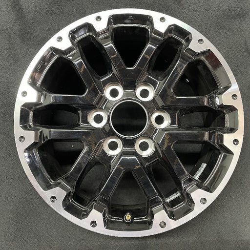 18" SEQUOIA 23-24 18x7.5, 6 double spoke, black Original OEM Wheel Rim - Front View
