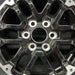 18" SEQUOIA 23-24 18x7.5, 6 double spoke, black Original OEM Wheel Rim - Angle View
